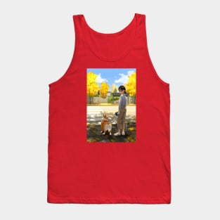 A walk with the dog Tank Top